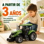 JugaToys Tractor de granja con control remoto 34x14x16 cm