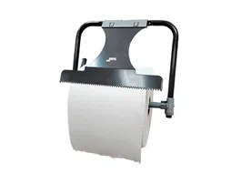 Jofel Portabobina Industrial Metálico Mural con Sierra de Corte para Bobinas de hasta 500 m, 435x416x285 mm