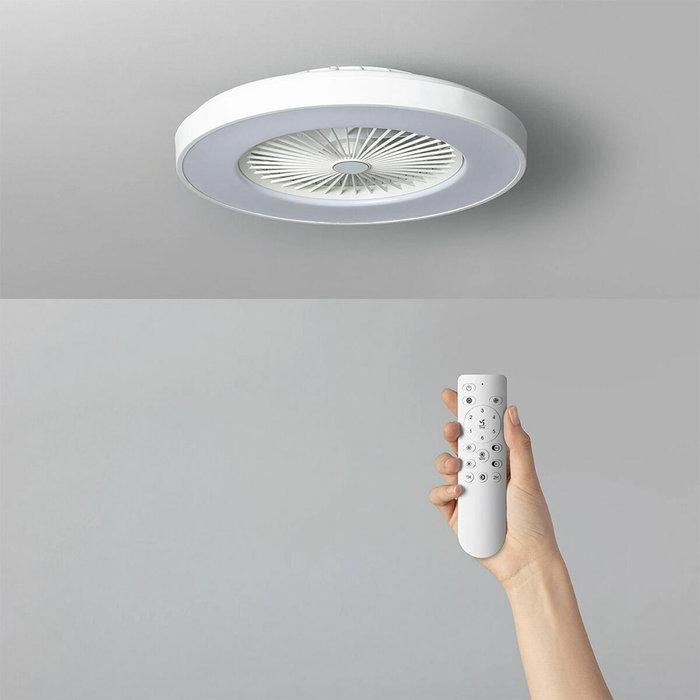Philips Amigo Ventilador de Techo Blanco con Lámpara LED Regulable