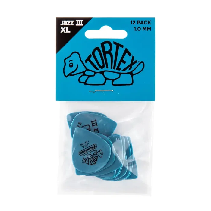 Dunlop Tortex Jazz III XL 1,0 mm (pack de 12)
