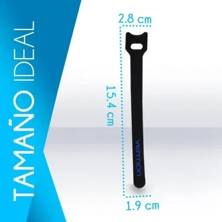 Vention KAC00 Tira Organizadora de Cables Reutilizable Velcro 15cm Pack 6 Colores Vention KAC00 Tira Organizadora de Cables Reutilizable Velcro 15cm Pack 6 Colores