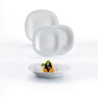 Plato Llano Opal Gris Carine Granit Luminarc 27 cm