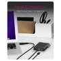 ICY BOX IB-CR601M-C31 Caja Externa USB-C M.2 NVMe SSD y Lector de Tarjetas CFexpress, 10 Gb/s, Aluminio Negro, Plug & Play