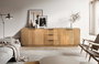 GINER Y COLOMER Mueble TV de madera de mango color Natural