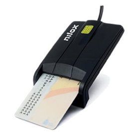 Nilox Lector de tarjetas externo smart card para DNI electrónico