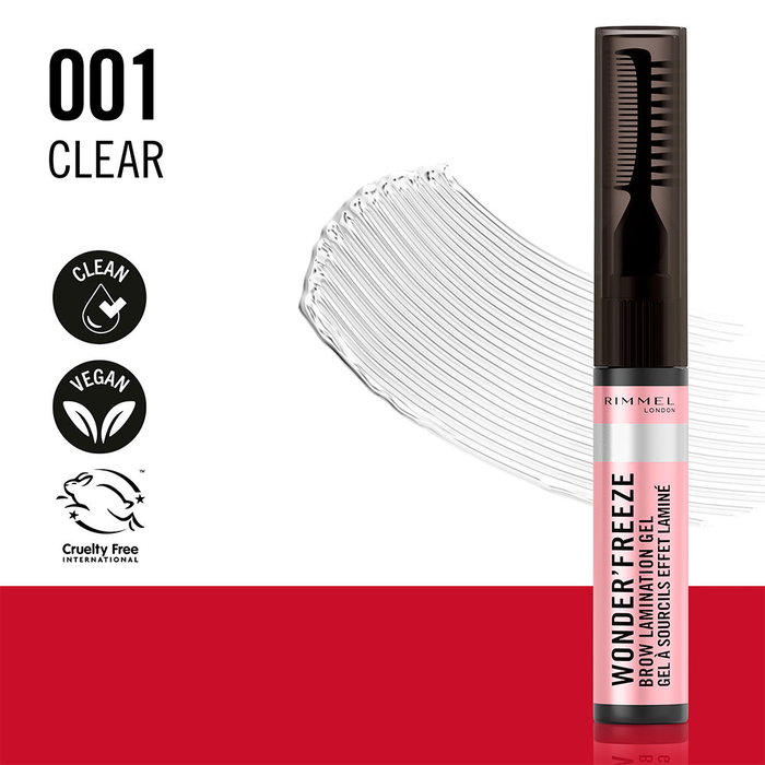 Rimmel London WONDER' FREEZE gel de cejas #001-clear 6 gr Fijador de cejas