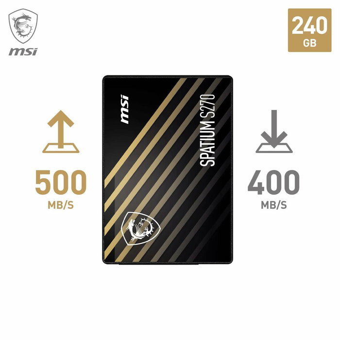 MSI Spatium S270 240GB SSD 2.5 SATA III MSI Spatium S270 240GB SSD 2.5 SATA III