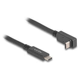 DeLOCK Cable USB Type-C a USB Type-C 10 Gbps 1 m Angular Negro