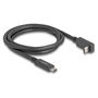 DeLOCK Cable USB Type-C a USB Type-C 10 Gbps 1 m Angular Negro