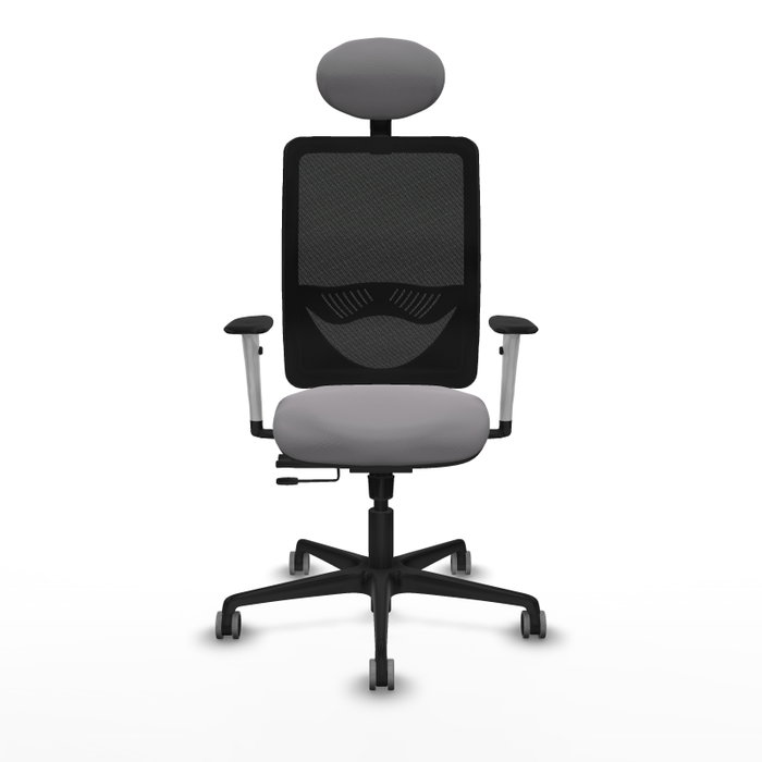 PIQUERAS Y CRESPO Silla de oficina Zulema con mecanismo Sincro/Traslack, Gris y Negro PIQUERAS Y CRESPO Silla de oficina Zulema con mecanismo Sincro/Traslack, Gris y Negro