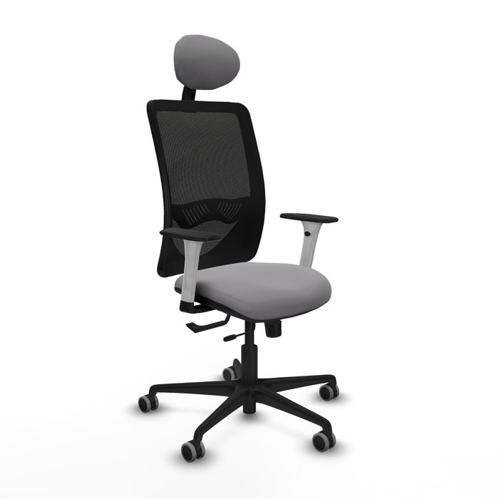 PIQUERAS Y CRESPO Silla de oficina Zulema con mecanismo Sincro/Traslack, Gris y Negro PIQUERAS Y CRESPO Silla de oficina Zulema con mecanismo Sincro/Traslack, Gris y Negro