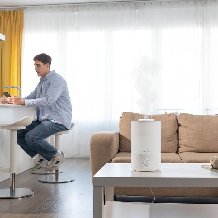 Cecotec Humidificador ultrasónico 2,5L 27W luz LED blanco Breezecare 2500 Light