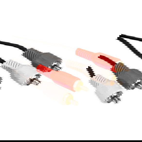 ROLINE 11.99.4338 Cable RCA Dúplex Macho a Macho 10 m Negro ROLINE 11.99.4338 Cable RCA Dúplex Macho a Macho 10 m Negro
