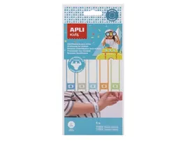 Apli Brazalete Identificativo para Niños, Papel Tyvek Resistente al Agua, Blister 5 Unidades, Colores Surtidos, 205 x 19 mm