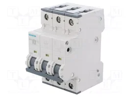 SIEMENS 5SY6306-7 Interruptor magnetotérmico 3 polos 6A 6kA