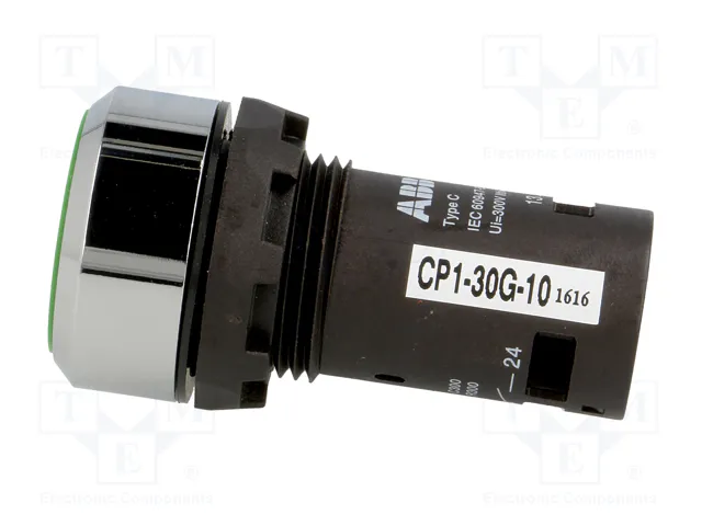 ABB Interruptor de presión CP1 verde 22mm NA