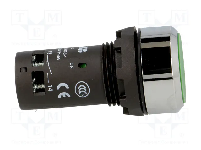 ABB Interruptor de presión CP1 verde 22mm NA