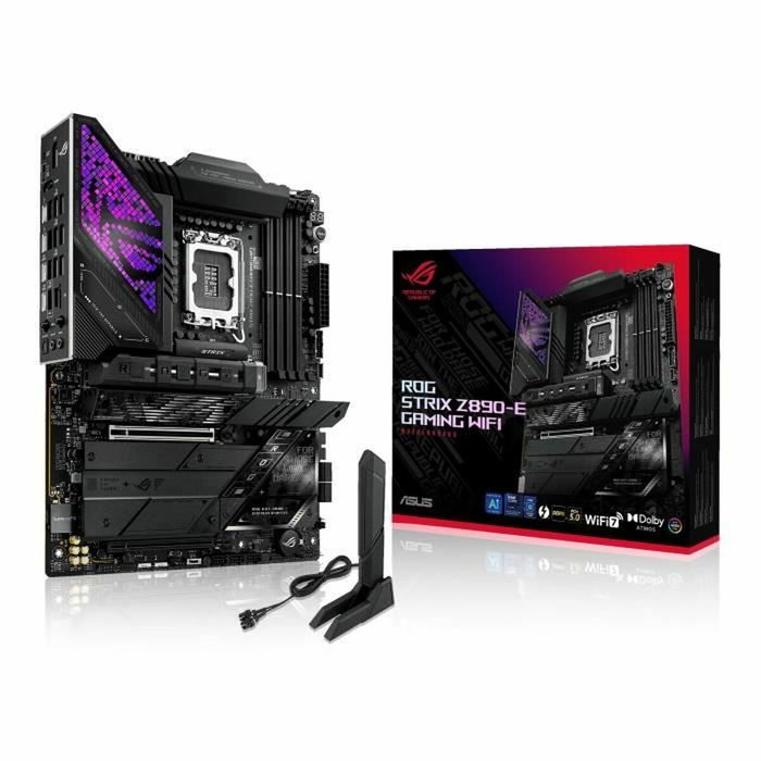 ASUS ROG STRIX Z890-E GAMING WIFI, Intel Z890, LGA 1851, ATX, Negro ASUS ROG STRIX Z890-E GAMING WIFI, Intel Z890, LGA 1851, ATX, Negro