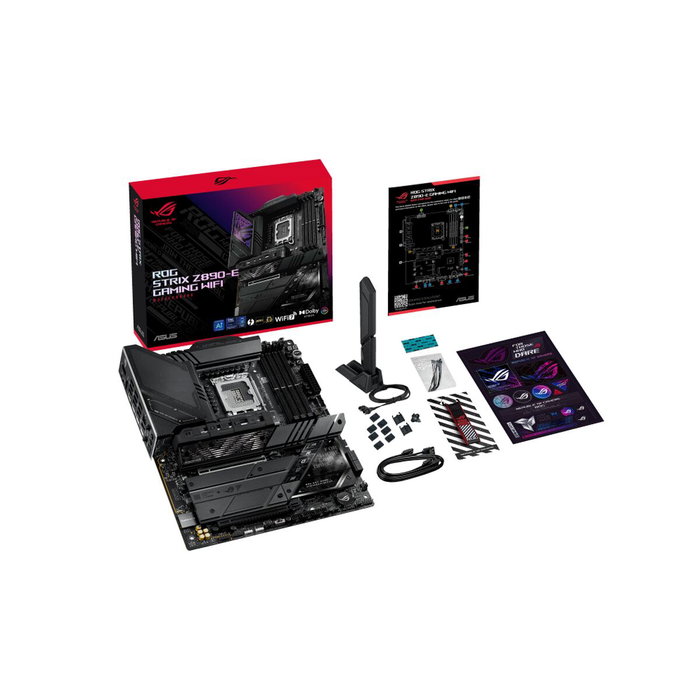 ASUS ROG STRIX Z890-E GAMING WIFI, Intel Z890, LGA 1851, ATX, Negro ASUS ROG STRIX Z890-E GAMING WIFI, Intel Z890, LGA 1851, ATX, Negro