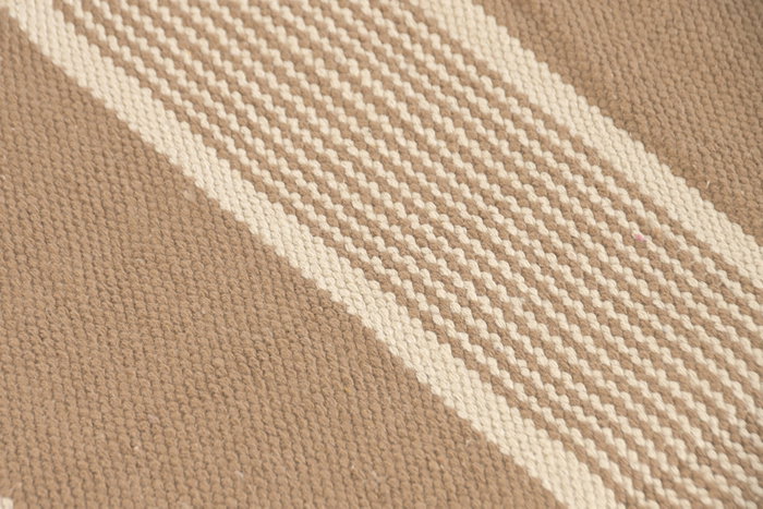 DKD Home Decor Alfombra de Algodón y Yute de 140x200 cm con Rayas DKD Home Decor Alfombra de Algodón y Yute de 140x200 cm con Rayas