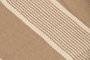 DKD Home Decor Alfombra de Algodón y Yute de 140x200 cm con Rayas