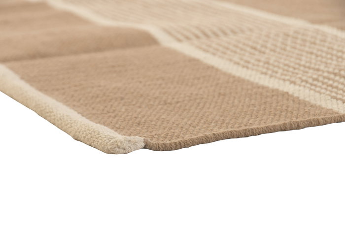 DKD Home Decor Alfombra de Algodón y Yute de 140x200 cm con Rayas DKD Home Decor Alfombra de Algodón y Yute de 140x200 cm con Rayas