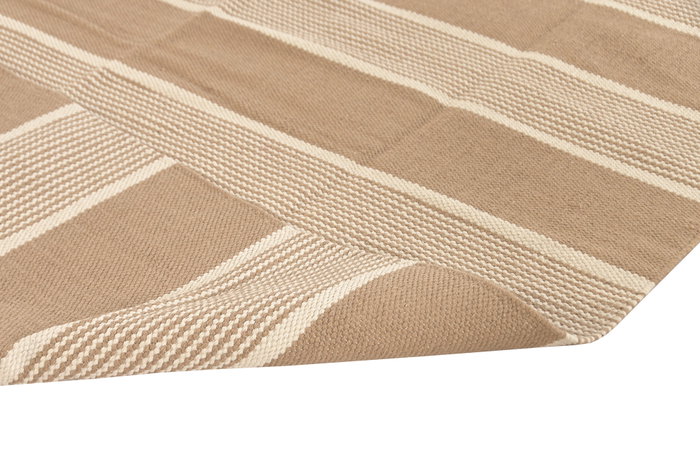 DKD Home Decor Alfombra de Algodón y Yute de 140x200 cm con Rayas DKD Home Decor Alfombra de Algodón y Yute de 140x200 cm con Rayas