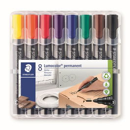 Marcador Permanente Staedtler 352 Lumocolor Conico Estuche De 8