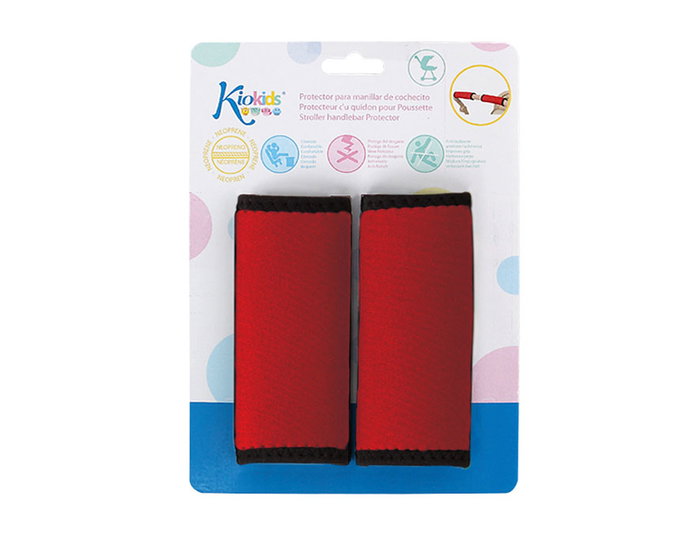 KioKids Fundas Manillar Cochecito Rojas de Neopreno KioKids Fundas Manillar Cochecito Rojas de Neopreno