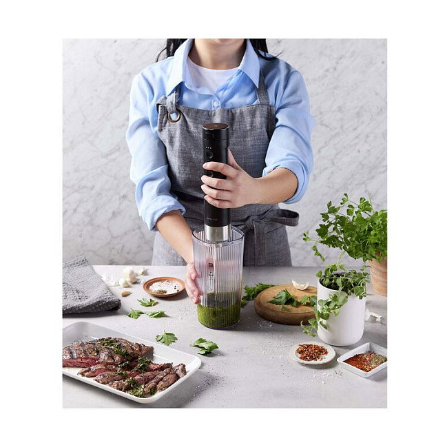 Zwilling XTEND Batidora de Mano Inalámbrica, 250 W, 0.6 L, Negro, 3 Velocidades, Motor BLDC