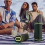 Energy Sistem Yume ECO Altavoz Bluetooth Portátil IPX6 15W, Plástico 100% Reciclado, LED RGB, TWS, Bluetooth 5.3, USB/MicroSD, 12h Batería, Color Verde y Amarillo