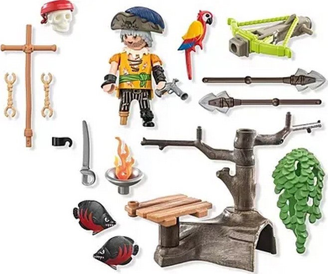 PLAYMOBIL Pirata con Ballesta 71795 Piratas