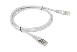 Lanberg PCF5-10CC-0100-S Cable de Red Ethernet 1 m, RJ45 a RJ45, Categoría 5e (Cat5e) FTP/Gris, Conector Macho