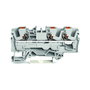 WAGO 2206-1301 Borne de paso de 3 polos, gris