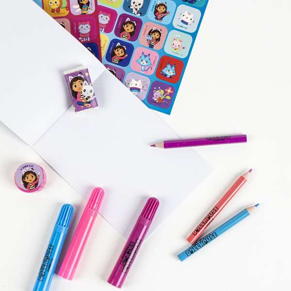 Cerdá Gabby's Dollhouse Set Papelería Coloreable Trolley 22.0 x 25.5 x 9.0 cm