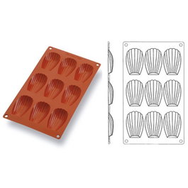 Matfer Molde Oviflex para 9 Magdalenas
