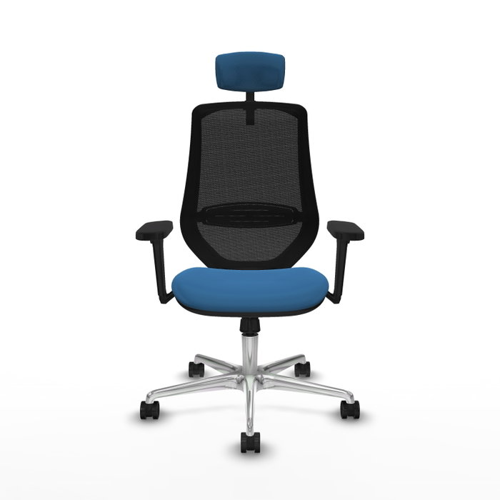 PIQUERAS Y CRESPO Silla de oficina Mardos con mecanismo Sincro, Azul claro y Negro PIQUERAS Y CRESPO Silla de oficina Mardos con mecanismo Sincro, Azul claro y Negro
