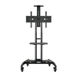 PEERLESS-AV Soporte de suelo portátil para TV TruVue, modelo TRVT561, ajustable en altura, para pantallas de 32" a 60", 45,5 kg max, color negro, gestión de cables