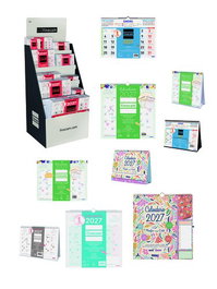 Finocam Calendario de Escritorio Mensual 2027 Neutros/Trendy Surtido