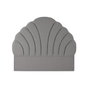 DKD Home Decor Cabecero de Cama Gris para Cama de 160-180 cm