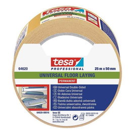 TESA Cinta Doble Cara Suelos Universal Permanente 25 m x 50 mm
