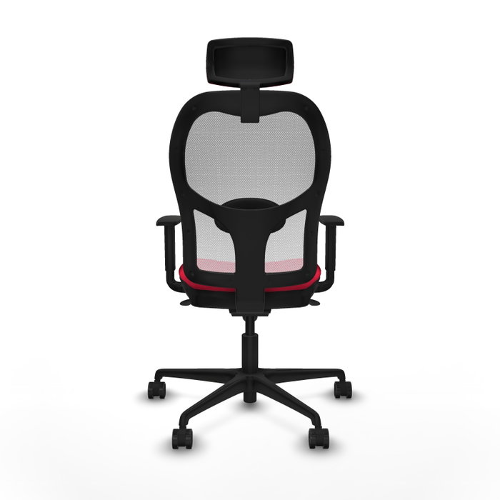PIQUERAS Y CRESPO Silla de oficina Jorquera con mecanismo Sincro, Rojo y Blanco PIQUERAS Y CRESPO Silla de oficina Jorquera con mecanismo Sincro, Rojo y Blanco