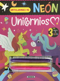 Unicornios, Susaeta Ediciones - ROTULADORES DE NEON