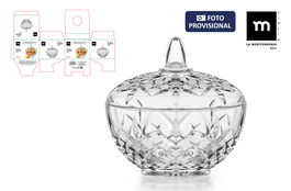 Sisi Bombonera/Azucarera 12 cm Vidrio (18 Unidades)