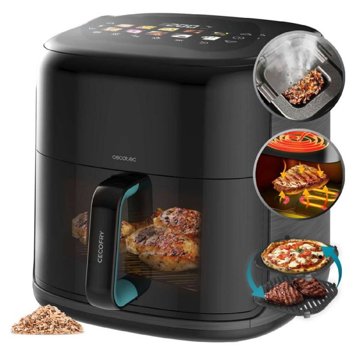 Cecotec Cecofry&Grill Smokin'Prime 8500 8,5 L Negro