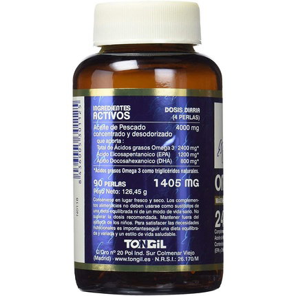 TONGIL Omega 3 2400-TG 90 perlas TONGIL Omega 3 2400-TG 90 perlas
