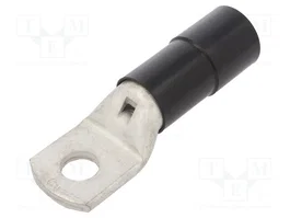 BM GROUP Terminal de anillo tubular aislado M14 negro