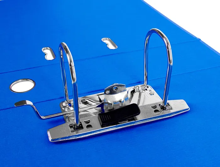 Liderpapel Documenta Archivador de Palanca A4 Forrado PVC con Rado Lomo 75mm Azul, Cartón, 2/75 mm, Dimensiones 80x320x290 mm