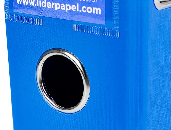 Liderpapel Documenta Archivador de Palanca A4 Forrado PVC con Rado Lomo 75mm Azul, Cartón, 2/75 mm, Dimensiones 80x320x290 mm