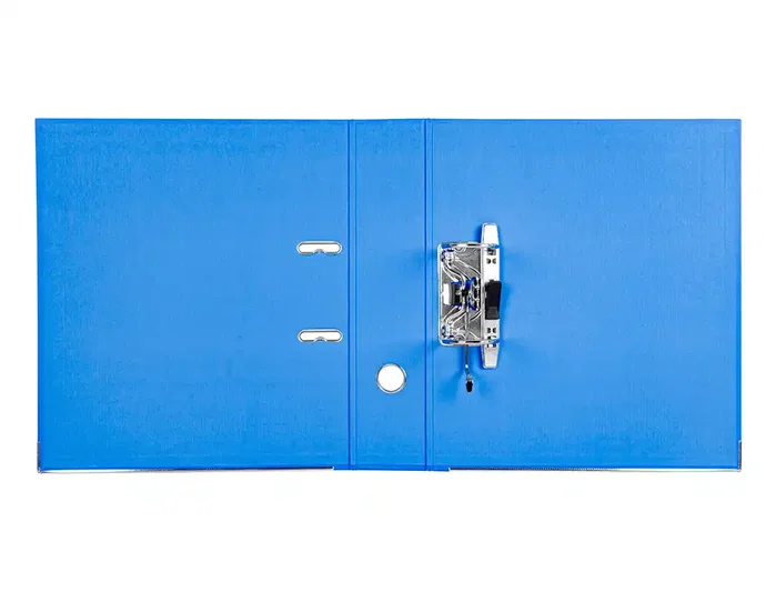 Liderpapel Archivador de Palanca A4 Azul con Lomo de 75mm